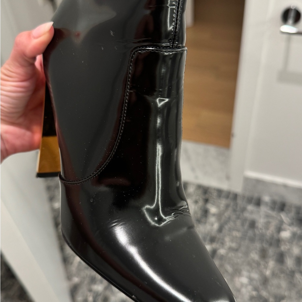 SAINT LAURENT BOOT GOLD HEEL SIZE 37 - Picture 2 of 4